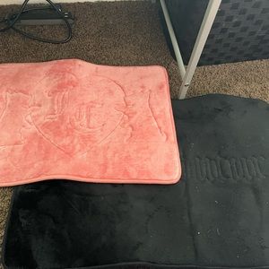 Two Juicy Couture Bath Mats